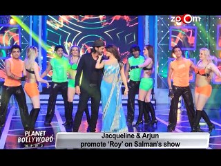Arjun Rampal and Jacqueline Fernandez promote'Roy' on Salman Khan's show