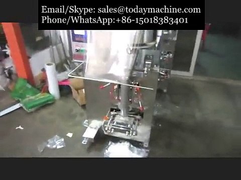 Seasoning powder bag packing machine,Bean or Children Food Triangle Bag Packaging Machine~2