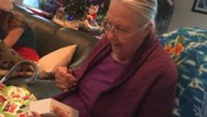 Grandma gets a chocolate iPhone