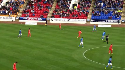 Magennis with perfect pinpoint header into top corner
