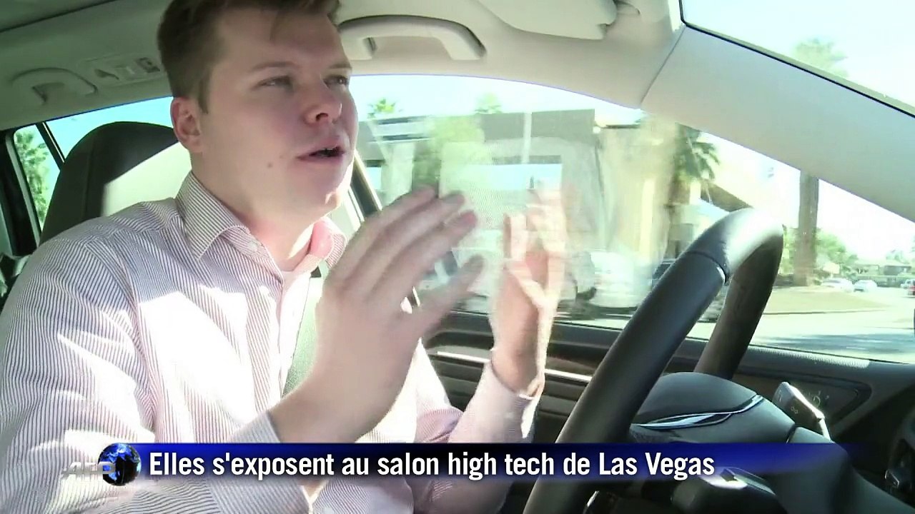 Les voitures intelligentes au salon high tech de Las Vegas