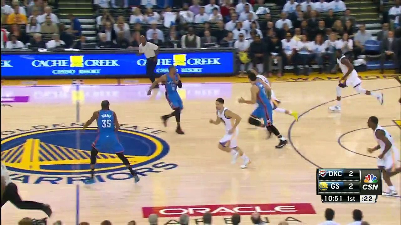 Le show Stephen Curry !! Golden State vs. Oklahoma City