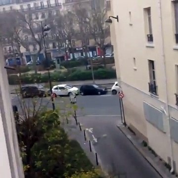 Charlie Hebdo killing: Shooting filmed from front building #CharlieHebdo