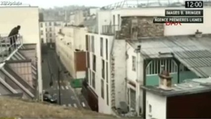 Paris'teki Saldırı, Derginin Bulunduğu Sokaktan Böyle Görüntülendi