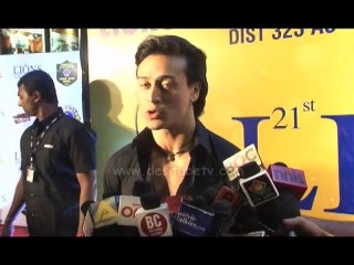 21st Lions Gold Awards-Tiger Shrof looked Excited For His Upcoming Film With Balaji Production
