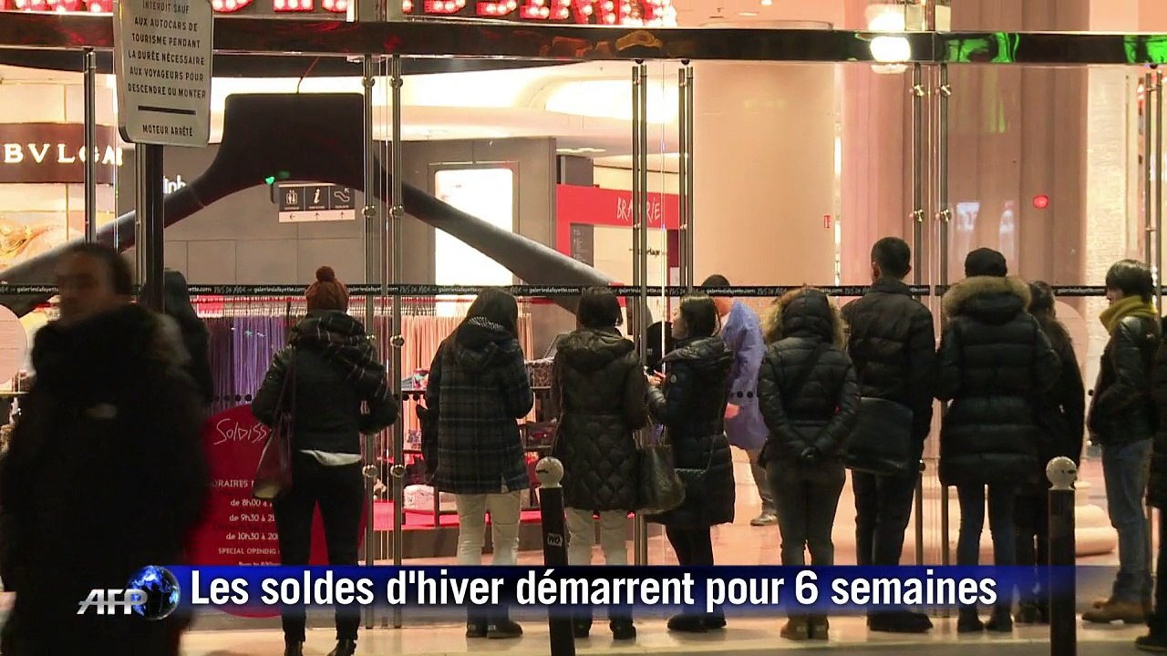 Paris, les soldes c'est parti!