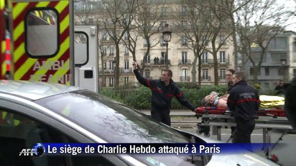 Attaque de Charlie Hebdo: au moins 12 morts