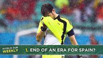 End of an era for Spain Should Rooney be dropped - World Cup Weekly #1
