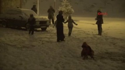 Kayseri'de Kar Yağışı Etkili Oluyor
