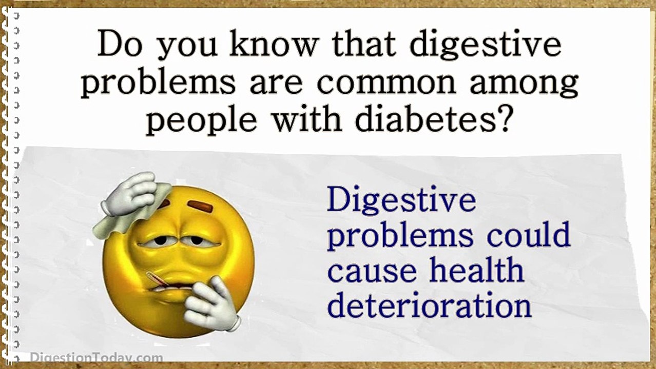 Diabetic People With Digestive Problems Needs 3-In-1 Digestive Formula