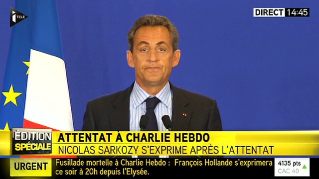 Nicolas Sarkozy : Notre démocratie est attaquée