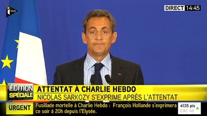 Nicolas Sarkozy : "Notre démocratie est attaquée"
