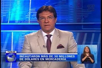 Incautaron más de 30 millones de dólares en mercadería