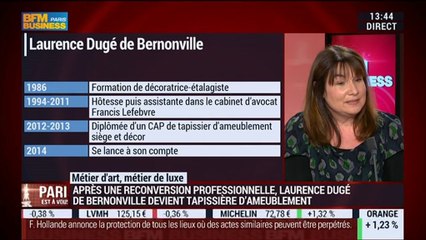 Métiers d'art, Métiers de luxe: Tapissière d'ameublement, Laurence Dugé de Bernonville – 07/01