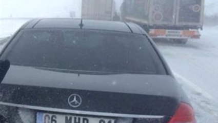 MHP Lideri Bahçeli'ye Kar Engeli
