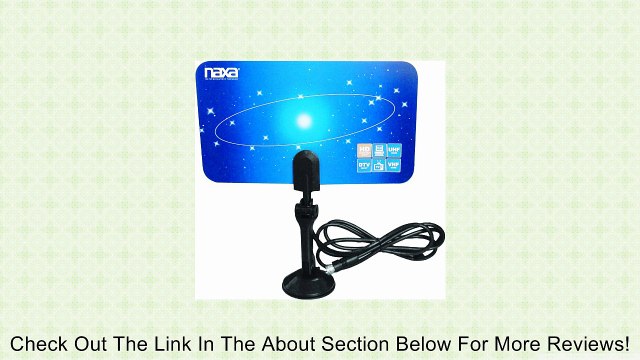 NAXA Electronics NAA-306 Ultra-Thin Flat Panel Style High Powered Antenna Suitable for HDTV and ATSC Digital Television Review