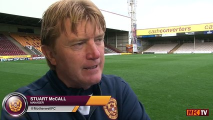 Motherwell - Stuart McCall post St Johnstone 30-08-2014