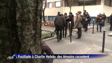 Attaque de Charlie Hebdo: des témoins racontent