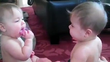 Small Cute Babies, Fight to each other