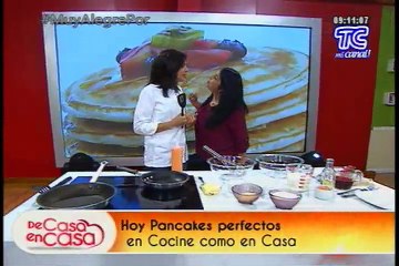 De Casa En Casa - Receta de Pancakes
