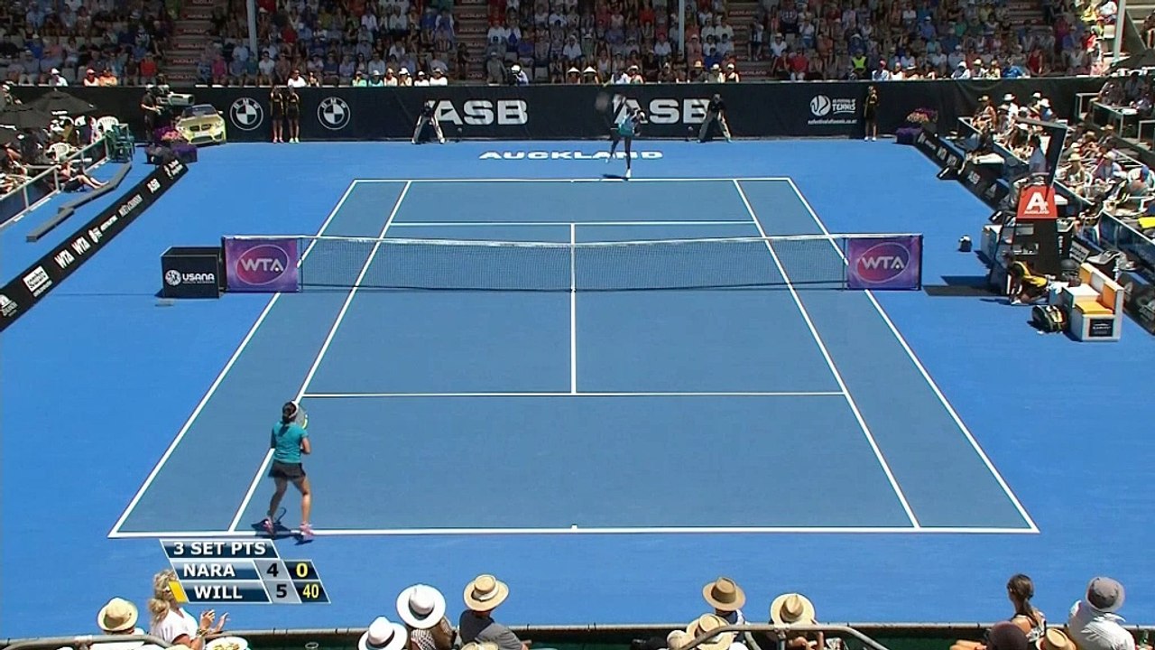 Auckland: Williams schießt sich warm