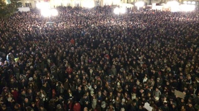 Attentat à Charlie Hebdo : 12 000 personnes à Rennes