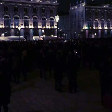Rassemblement #JeSuisCharlie sur la Place Stanislas de nancy