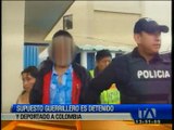 Detienen a presunto guerrillero y lo deportan a Colombia