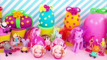 Play doh Kinder Surprise eggs Barbie Disney Cars 2 MLP Peppa pig Hello Kitty toys