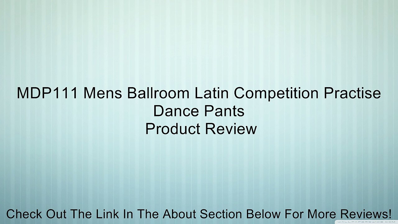 MDP111 Mens Ballroom Latin Competition Practise Dance Pants Review