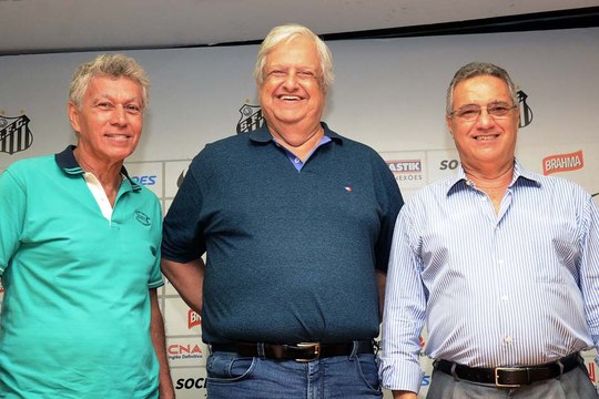Santos apresenta novo diretor executivo e novo consultor técnico
