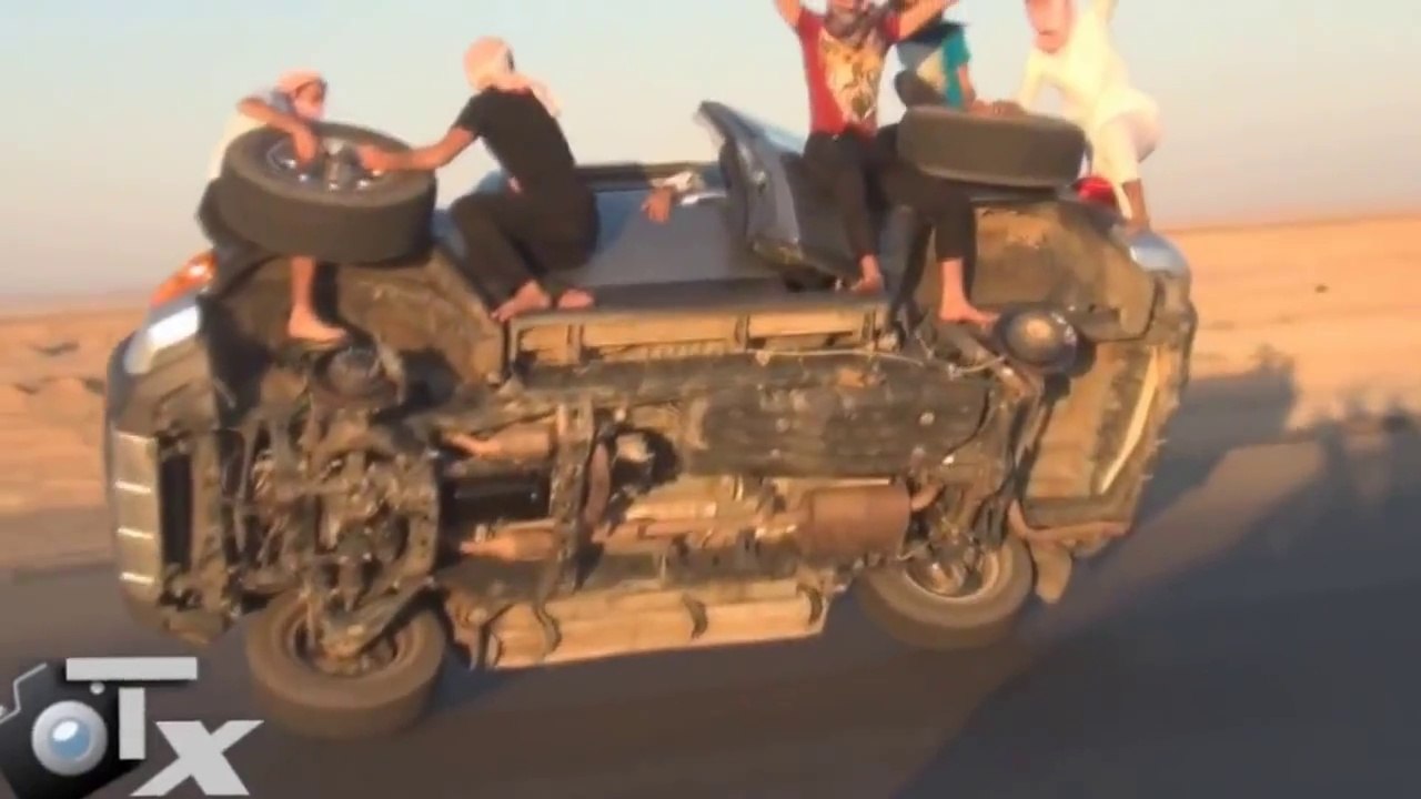 Saudi Driving on Two Wheel prohibited talent , FJ Cruiser 2013