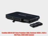 Toshiba SHX10 DLP-Data Projektor (XGA Kontrast 1800:1 1024 x 768 Pixel 2000 ANSI Lumen)