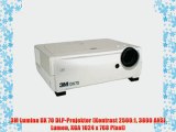 3M Lumina DX 70 DLP-Projektor (Kontrast 2500:1 3800 ANSI Lumen XGA 1024 x 768 Pixel)