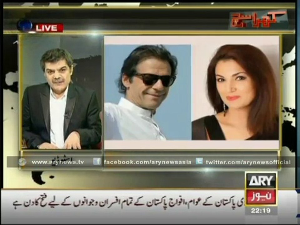 Perfect Shut Up Call To PMLN Propaganda Cell By Mubashir Luqman on Imran Khan Marriage