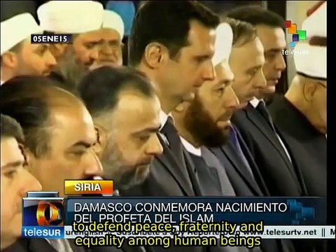 Syria commemorates the birth of Prophet Muhammad