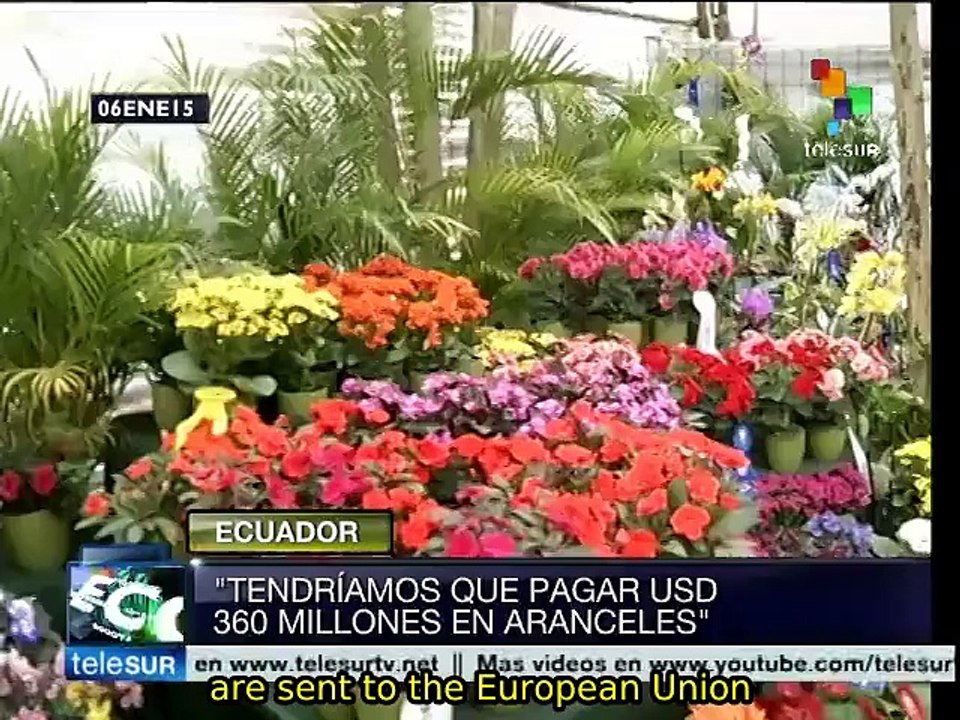 90% of Ecuador's exports enter Europe duty free