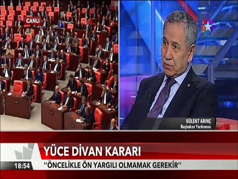 Bülent Arınç Ana haber Bülteninde Nazlı Çelik'in sorularını yanıtladı