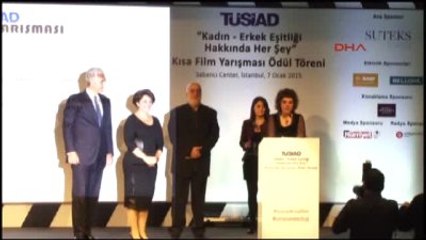 Tüsiad'ın Kadın-Erkek Eşitliği Kısa Film Yarışmasında Dereceye Girenlere Ödülleri Verildi 2-