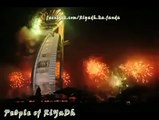 Awesome Firework and 3D light at Burj al Dubai U.A.E