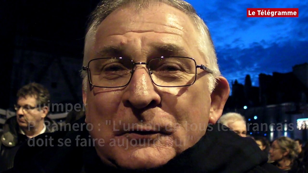 Quimper. P. Rainero : "L'union de tous les Français  doit se faire aujourd'hui"