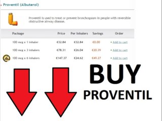 Buy Proventil (Albuterol) inhaler online