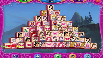 Disney Games - Princess mahjong memory Game - Gameplay Walkthrough