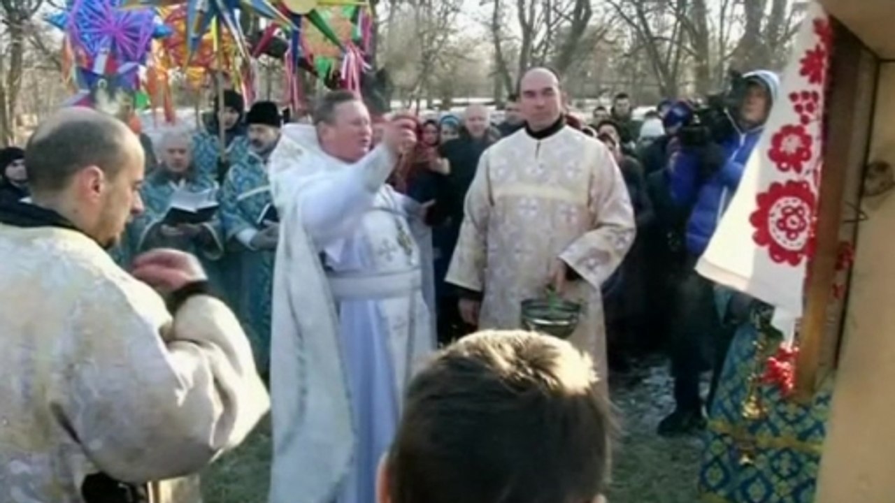 Prayers for peace as Ukraine celebrates Orthodox Christmas