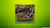 Kids Solid Teak Kings Cross Garden Bench with White Cushion Indoor and Outdoor Bench No Chemicals High Quality!!! Ages 1-9 Review