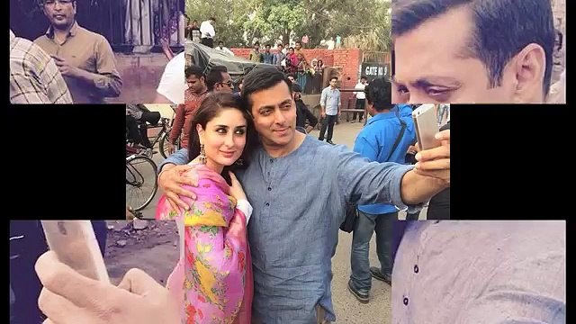 Bajrangi Bhaijaan Salman Khan And Kareena Kapoor Cute Selfie Moment