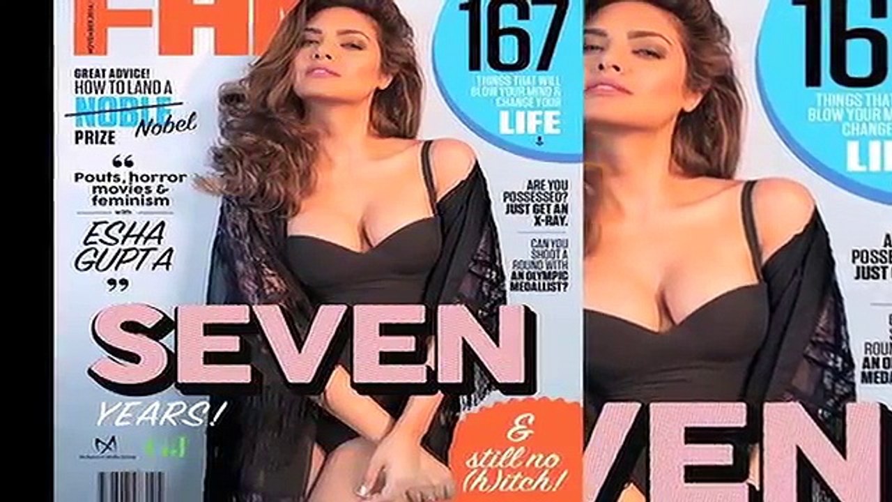 Esha Gupta Flaunts Cleavage During Hot Photoshoot 2014
