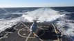 Navy's Drone Helicopter Takes Off From A Destroyer Ship
