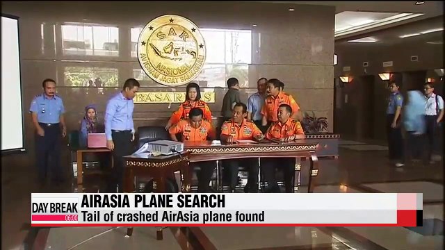 Tail of crashed AirAsia plane found