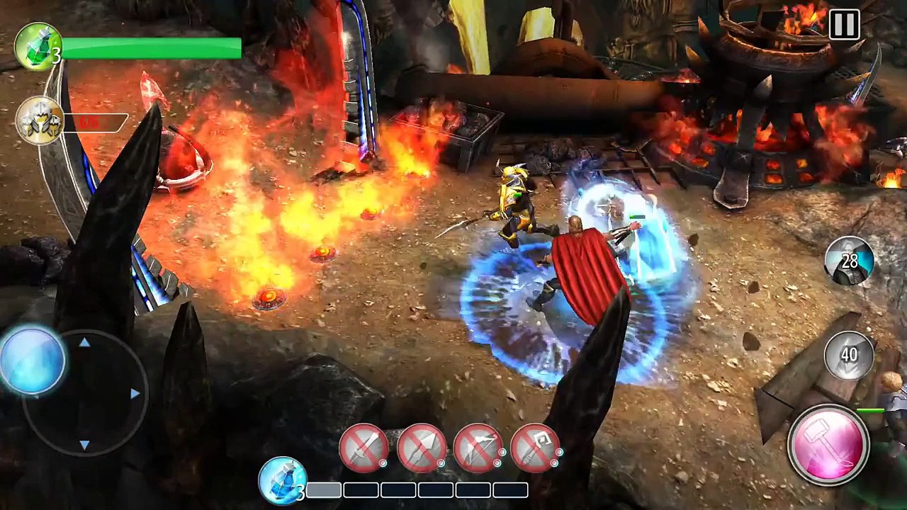 Thor Android - The World of Nidavellir : Walkthrough Part 1 and 2 - HD